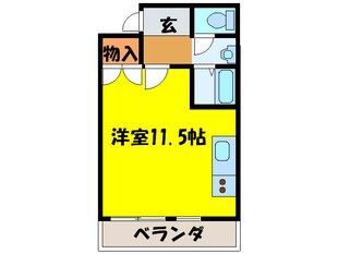 マスタ－ズエル松ノ浜５８２の物件間取画像